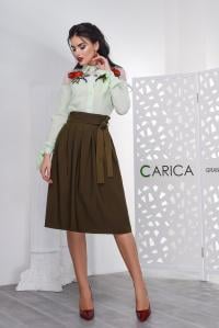 Спідниця Carica UB-3046-12 XS Хакі (2000002010043) - фото 2