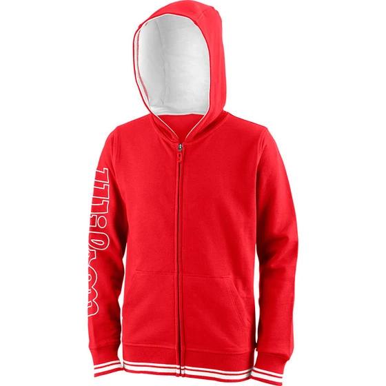 Толстовка детская Wilson TEAM II FZ HOODY Y 152-158 см Красный (WRA796703 152-158)