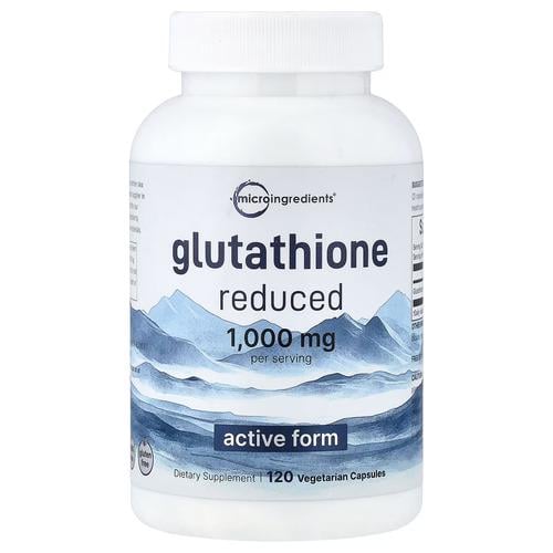Глутатион Micro Ingredients Glutathione 1000 мг 120 Capsules (MII-02386)