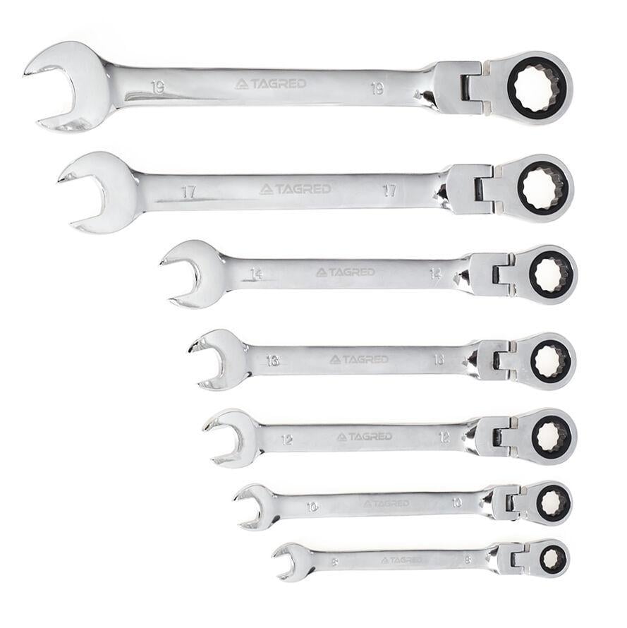 Ключі гайкові TAGRED TA1207 8 -19 мм 7 шт.