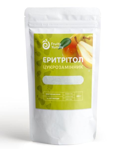 Еритритол Fruity Yummy Замінник цукру 200 г (34151292)