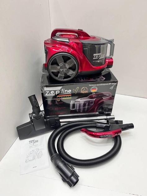 Пылесос контейнерный Zepline ZP-6804 с фильтром НЕРА 4000 Вт 4 л Красный (2542544358) - фото 11 Пылесос контейнерный Zepline ZP-6804 с фильтром НЕРА 4000 Вт 4 л Красный (2542544358) - фото 11