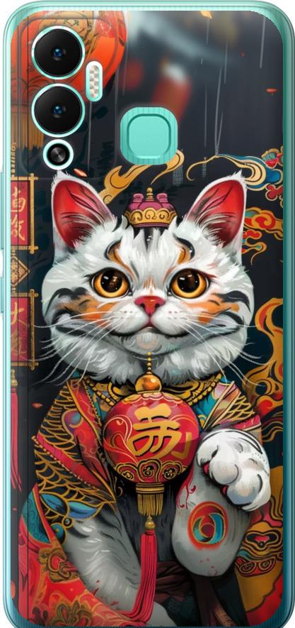 Чехол на Infinix Hot 12 Play China Cat v2 (6135u-2759-42517)