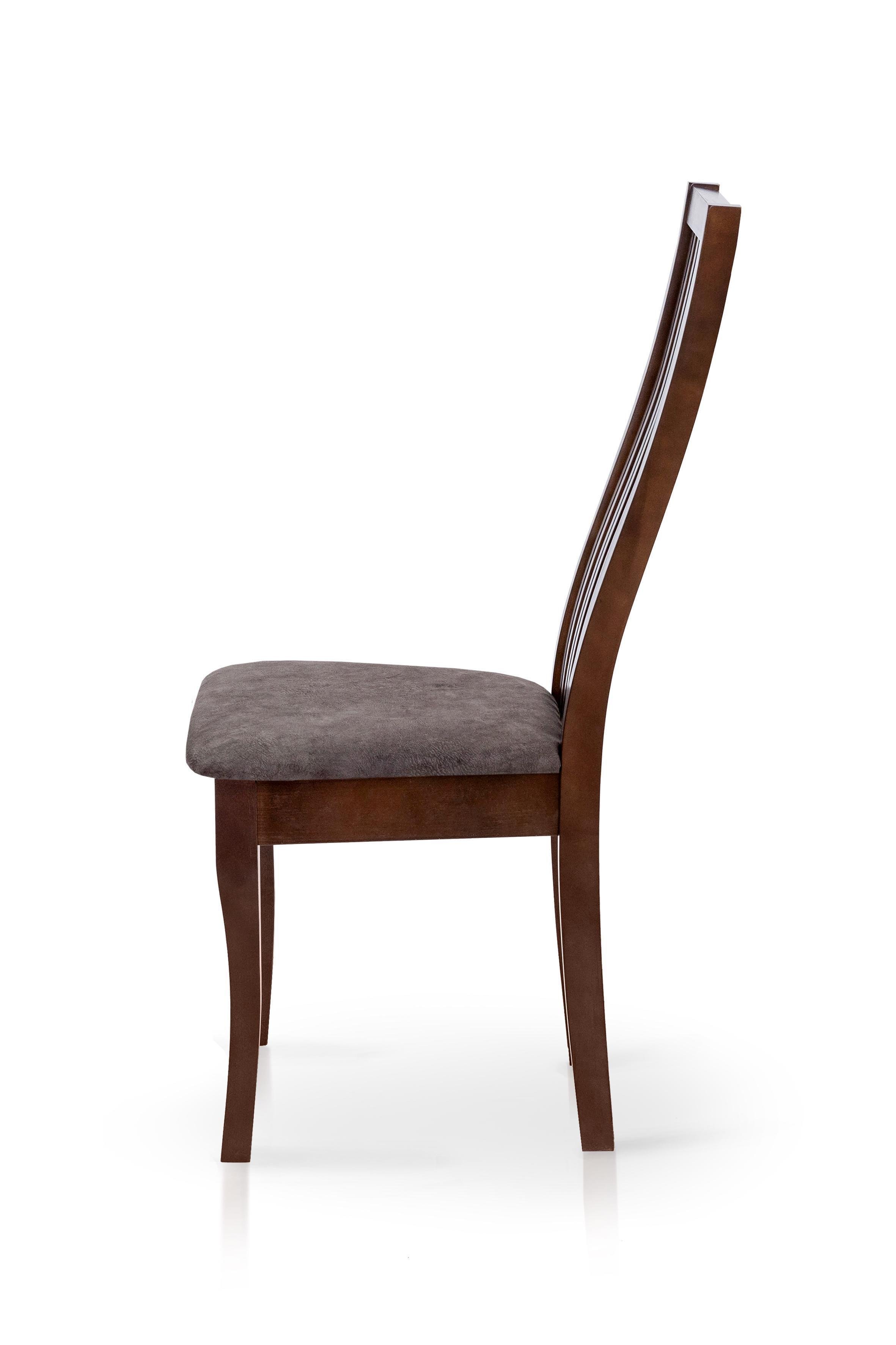 Стілець для кухні та вітальні УЛЬТРА Жасмін 440х1015х440 мм Горіх темний/Вавілон (GAА0053938) - фото 2 Стілець для кухні та вітальні УЛЬТРА Жасмін 440х1015х440 мм Горіх темний/Вавілон (GAА0053938) - фото 2