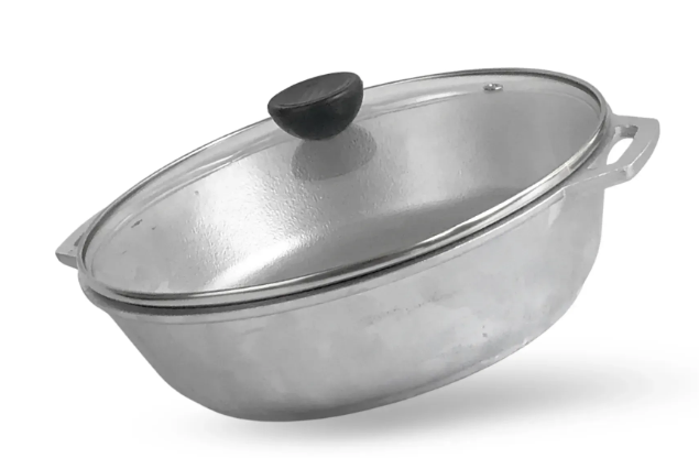 Сковорода алюминиевая Brizoll Monolith со стеклянной крышкой 260х60 мм (5-2660-6)