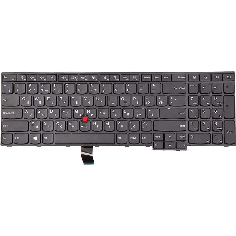 Клавиатура для ноутбука Lenovo ThinkPad E560 черный фрейм Черный (2663841967)