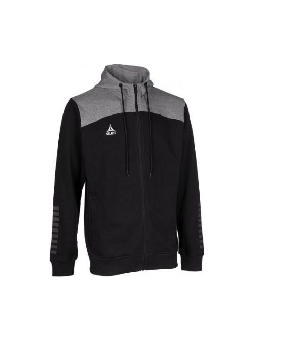 Толстовка Select Oxford zip hoodie 625790-637 M Черно-серый