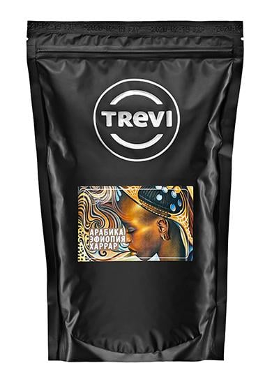 Кофе в зернах Trevi Арабика Эфиопия Харрар 500 г (770157)