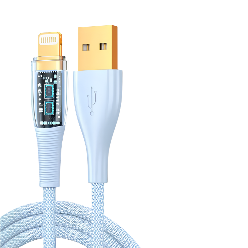 Кабель зарядный UWarmSof USB to Lightning 1,2 м Голубой (23263640)