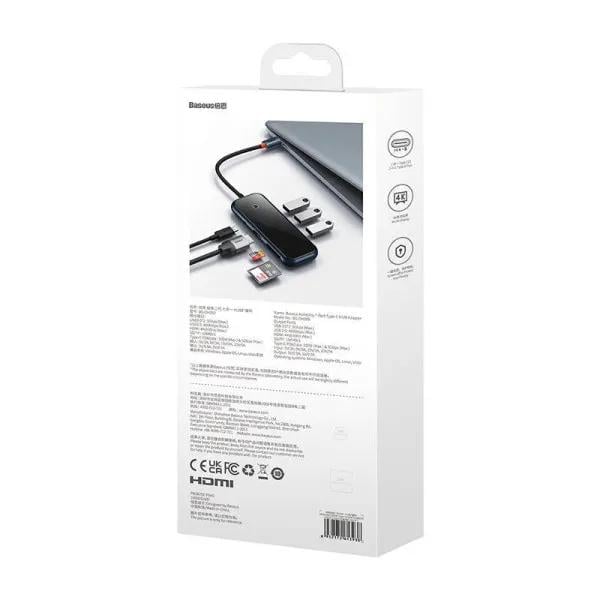 USB-хаб BASEUS AcmeJoy 7-Port Type-C Dark Gray (WKJZ010413) - фото 8