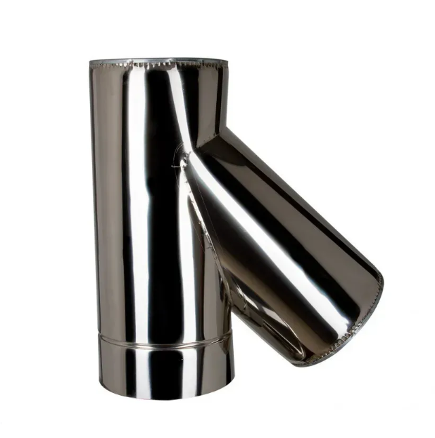 Трйник 45° AiSi 304 0,8 мм термо нержавіюча сталь/нержавіюча сталь ⌀ 500/560 мм (L005263)