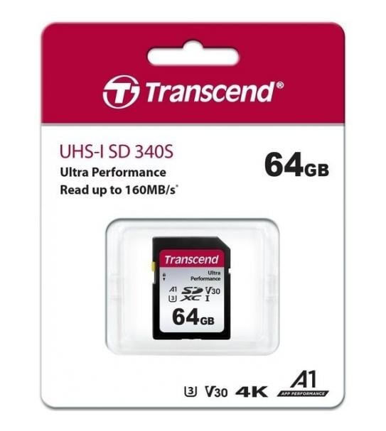 Карта памяти Transcend TS64GSDC340S 64 Гб - фото 2