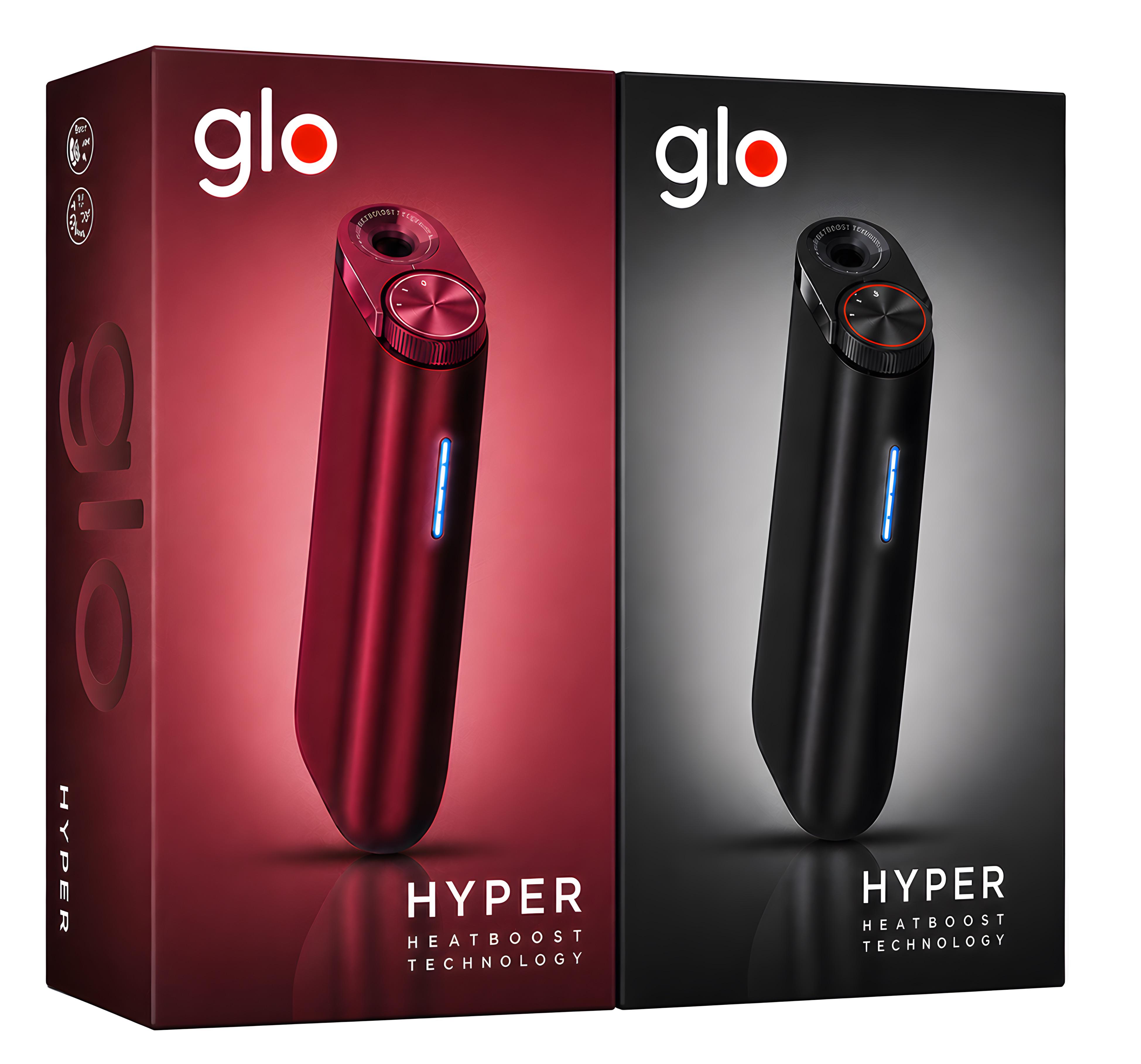 Набор систем для нагрева табака парный GLO Hyper Core для стиков Demi Черный/Красный (2X7R7075)