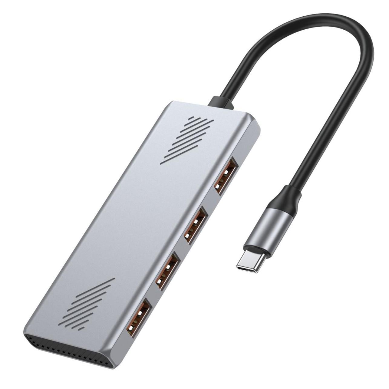 USB-хаб Gembird UHB-CM-U310-A4-01 USB Type-C 4в1 18 см Grey (35575493) USB-хаб Gembird UHB-CM-U310-A4-01 USB Type-C 4в1 18 см Grey (35575493)