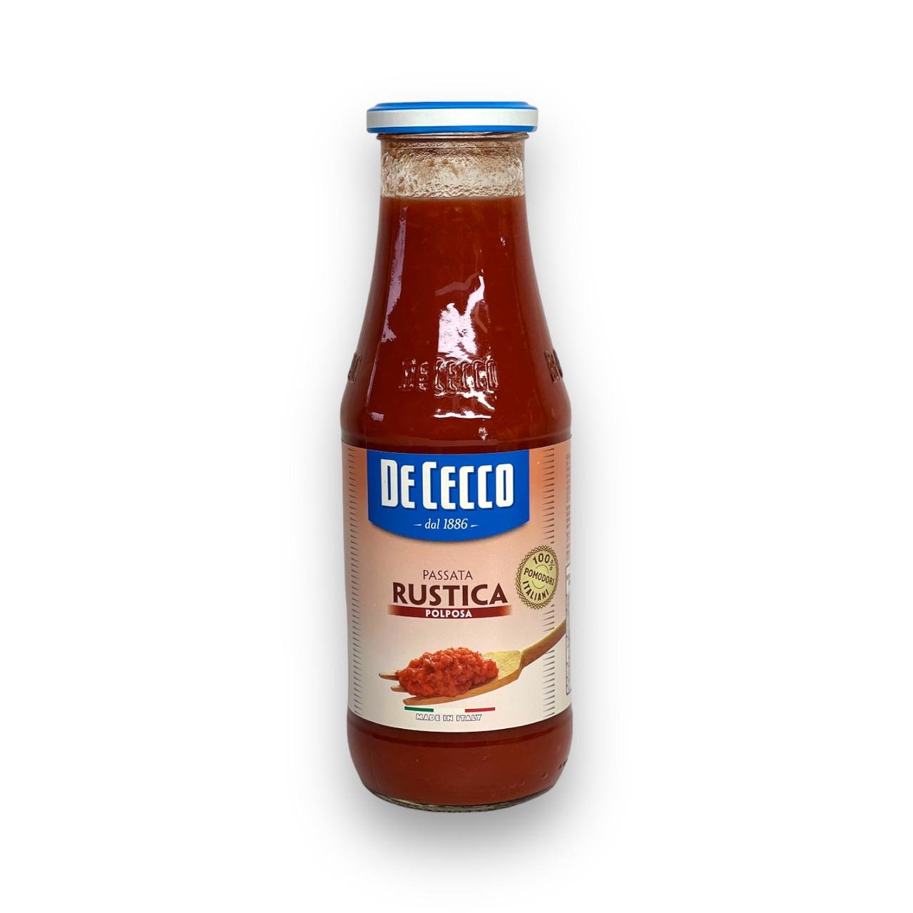 Томатная паста DE CECCO passata rustica polposa 700 г (1971535644)