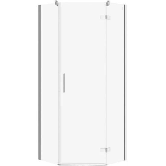 Душевая кабина Cersanit Jota 195x90x90 см стекло 6 мм без поддона Хром (S160-013)