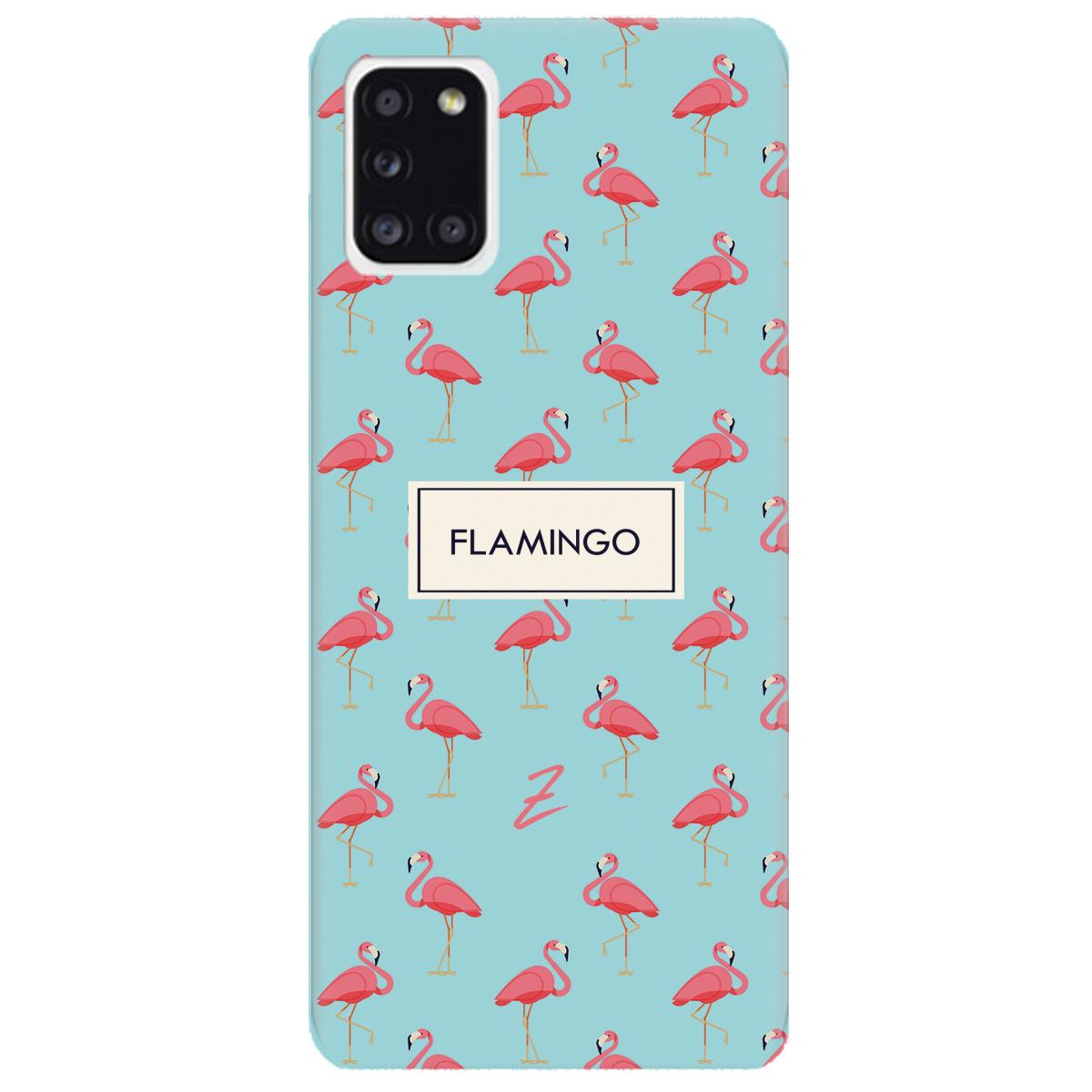 Силиконовый чехол Zorrov для Samsung Galaxy A31 - Pink Flamingo (14110040086088769) - фото 1