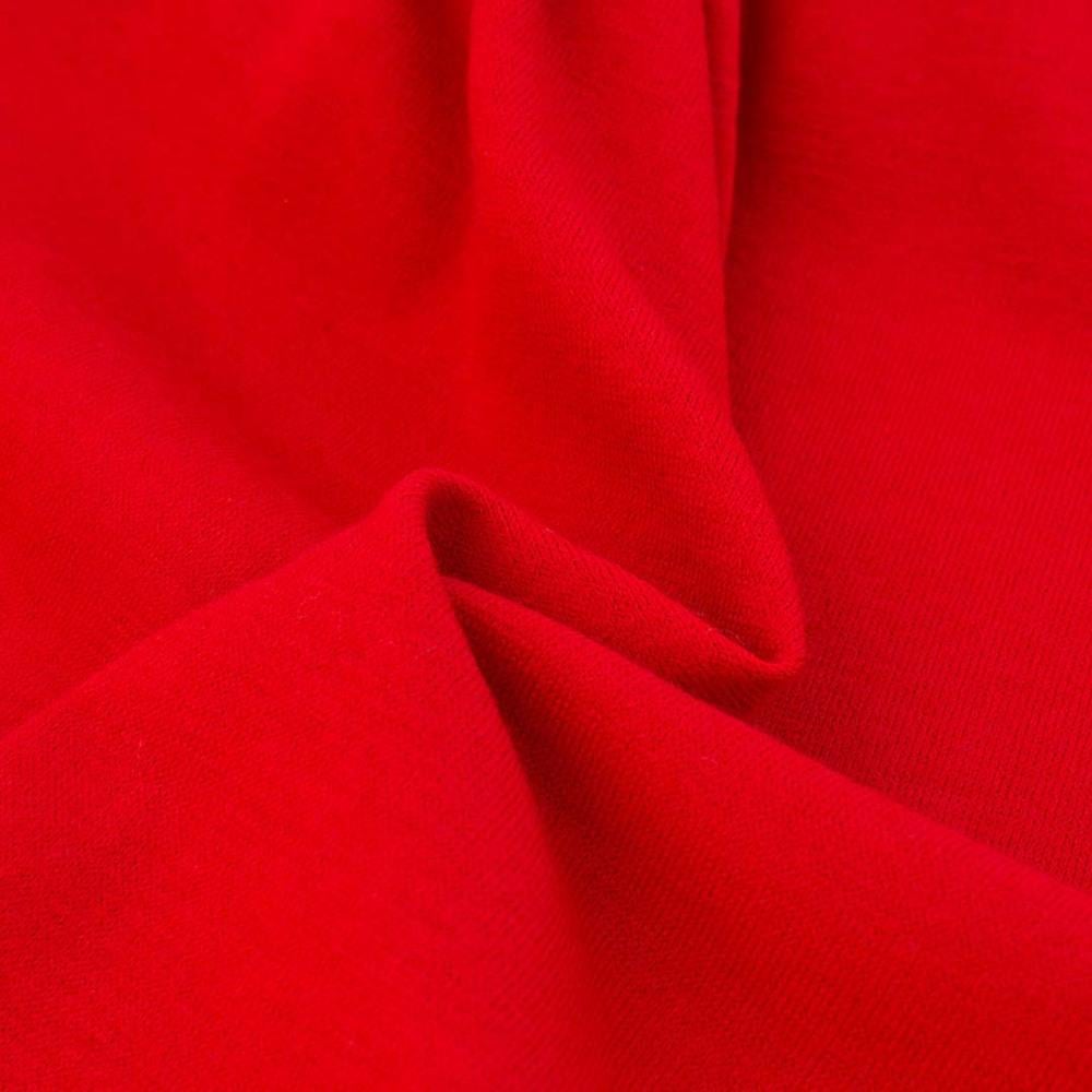 Ткань трикотаж Осень №33 Алый (12228)