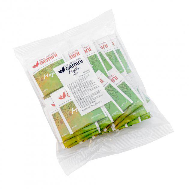 Чай зелений пакетований Gemini Tea Collection Mojito 50х1.5 г (4820156430751) Чай зелений пакетований Gemini Tea Collection Mojito 50х1.5 г (4820156430751)