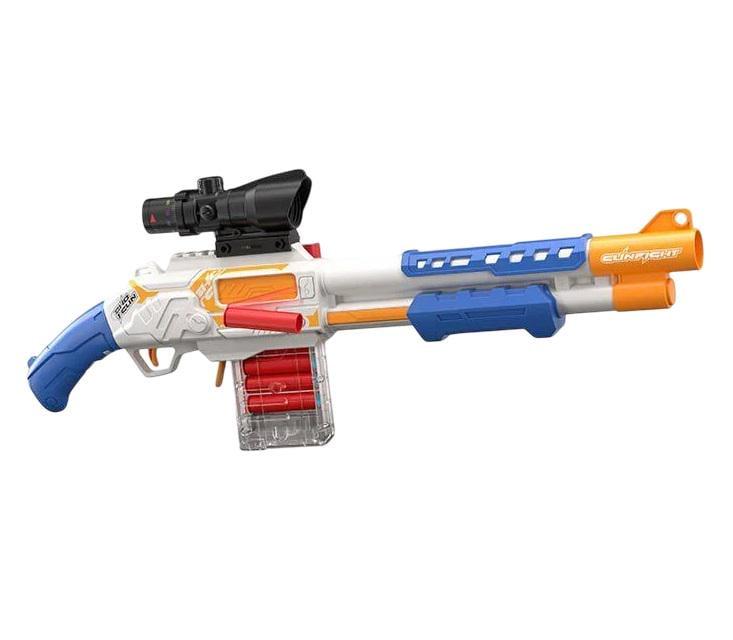 Автомат игрушечный Shell Eject мягкие патроны/регулируемый прицел Multicolor (127993)