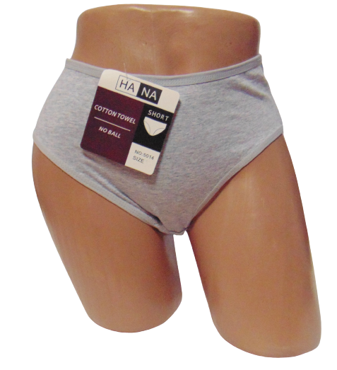 Хлопковые трусики Hana 5014 4XL Серый (1920875360)
