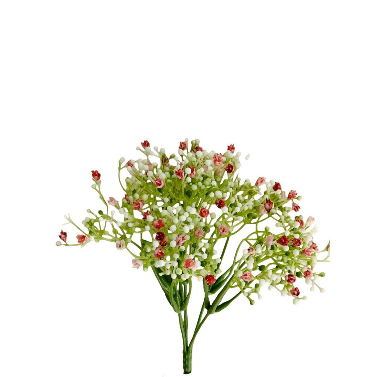 Искусственный гипсофил букет мини пластик 23 см Розовый - фото 1 Искусственный гипсофил букет мини пластик 23 см Розовый - фото 1