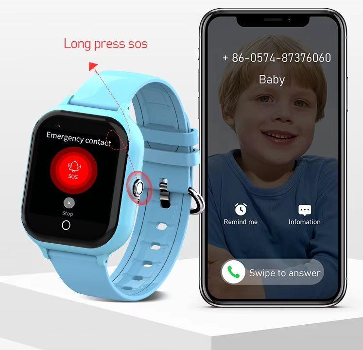 Смарт-часи дитячі Lemfo M52 з GPS-трекером/SIM/прослуховуванням/4G Чорний (86312438) - фото 13