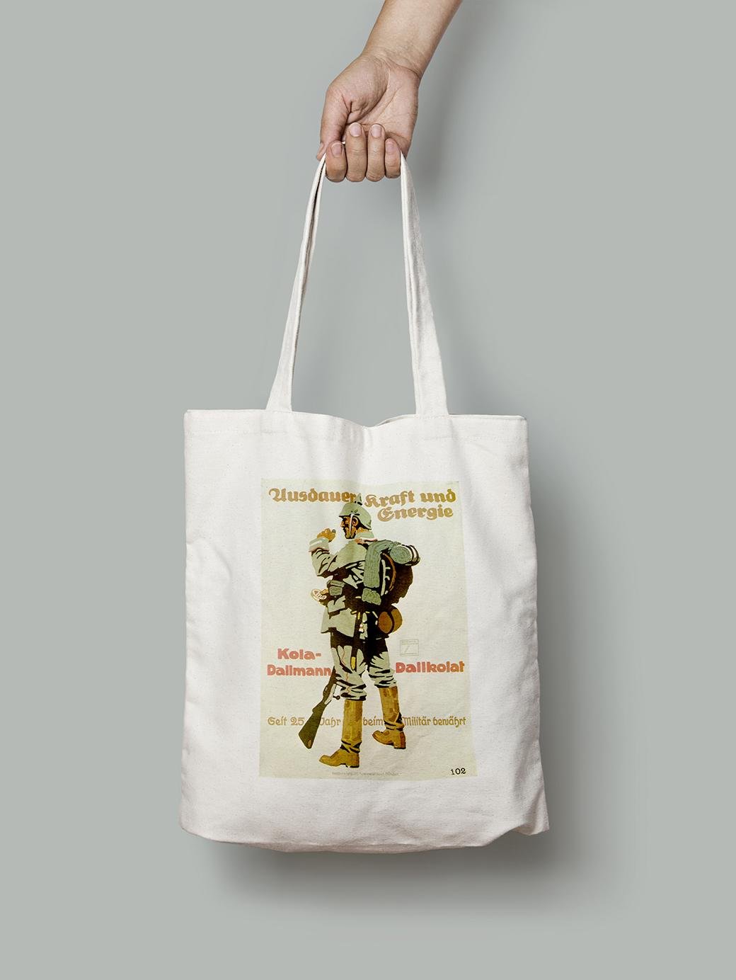 Эко-сумка Выносливость сила и энергия шопер (Retro_Posters_part_3_4_Bag)