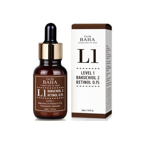 Антивозрастная сыворотка с бакучиолом и ретинолом Cos De BAHA L1 Bakuchiol & Retinol Serum 30 мл (10609043)