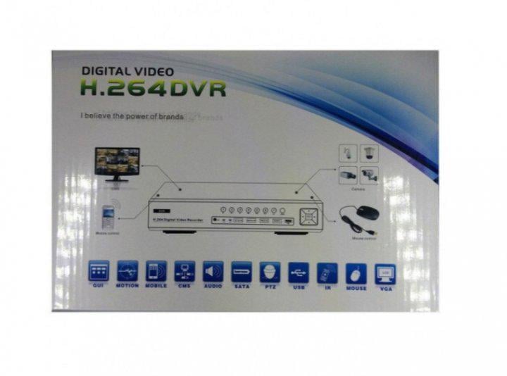 Регистратор для видеонаблюдения DVR JD-6104V 4ch черный - фото 3