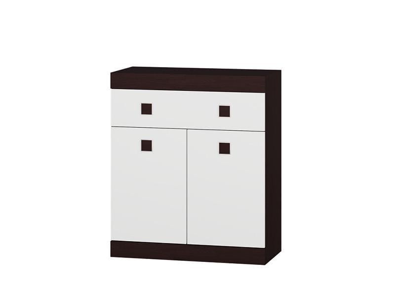 Комод Эверест Соната-4 Венге темный/Белый (DTM-2475)