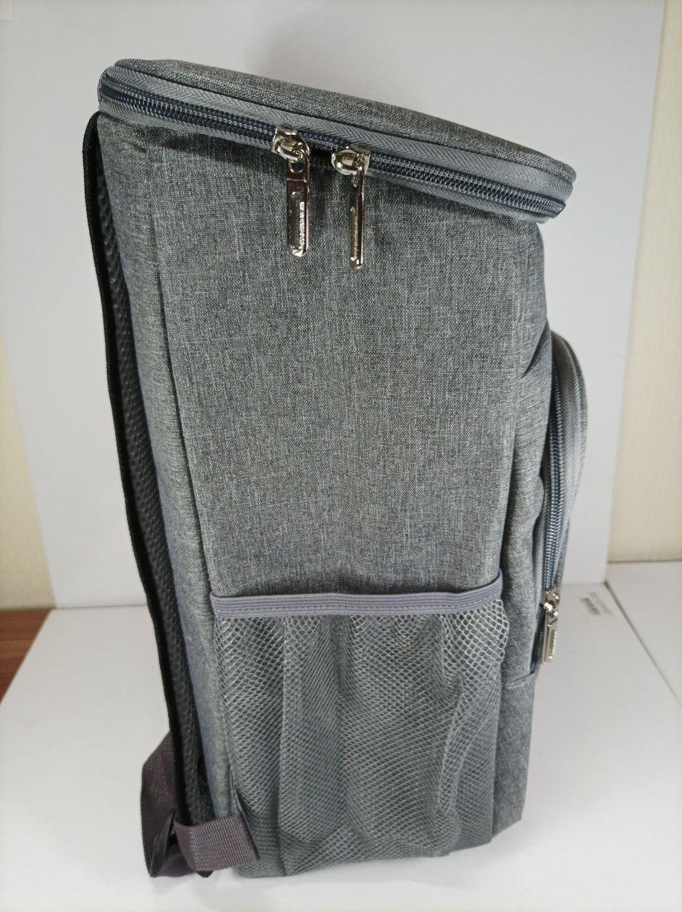 Термо рюкзак сумка-холодильник 18 Л, серый - фото 9 Термо рюкзак сумка-холодильник 18 Л, серый - фото 9