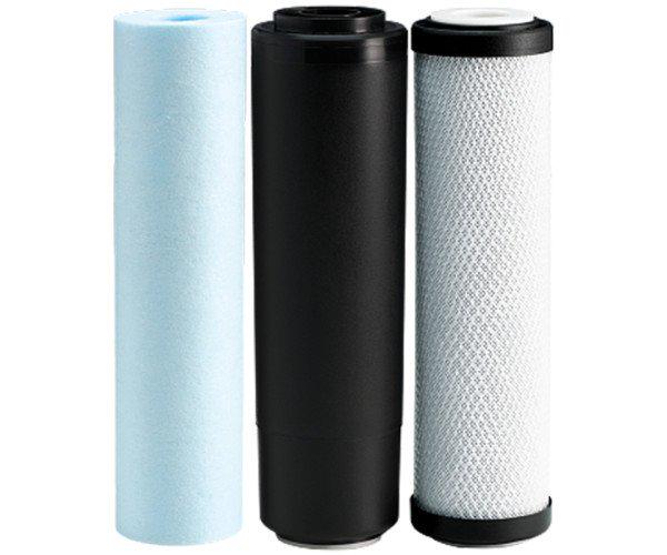 Комплект картриджей для фильтров обратного осмоса Ecosoft Replaceable Filter Pack 1-2-3 этапа очистки (17321) - фото 2