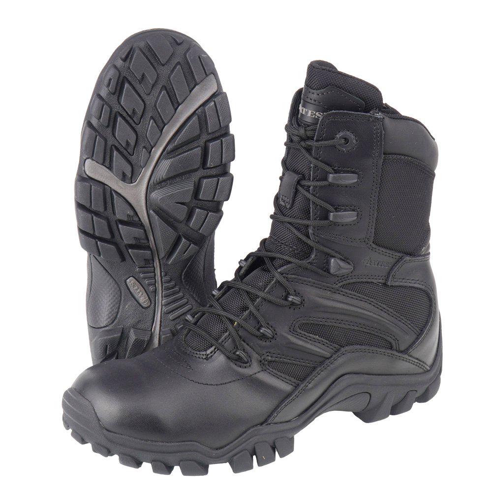 Берцы демисезонные Bates Delta-8 Side Zip Military Boot р. 8 US Black (24534)