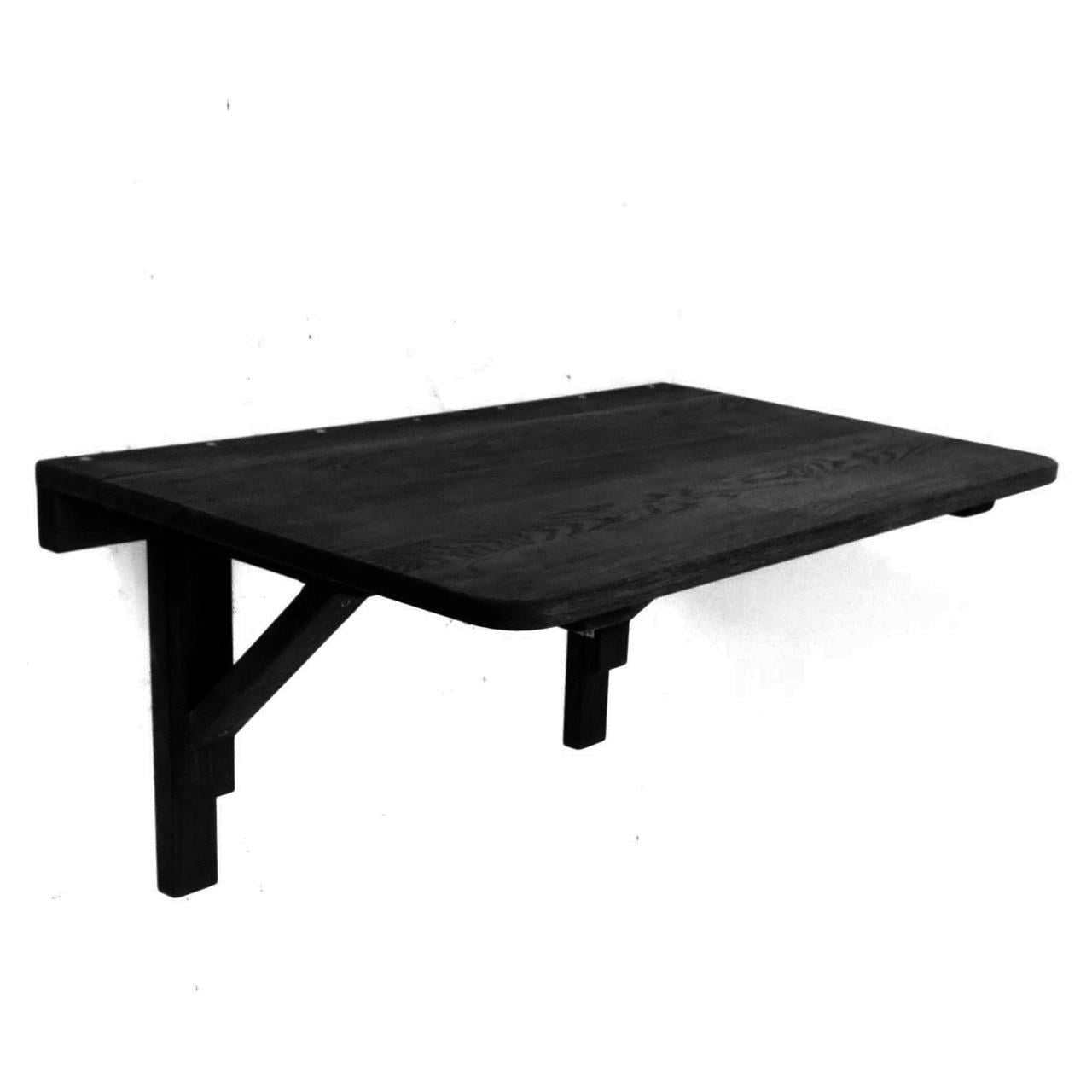 Столик настенный складной из дерева Требия Венге (ОТК-000712)