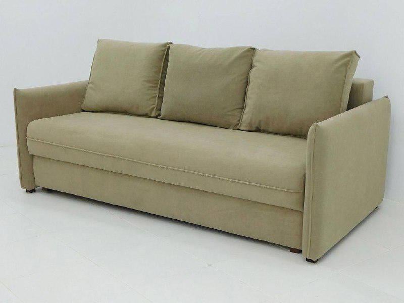 Диван раскладной ортопедический Франц Вуди ЛДСП/дерево/ткань Бежевый