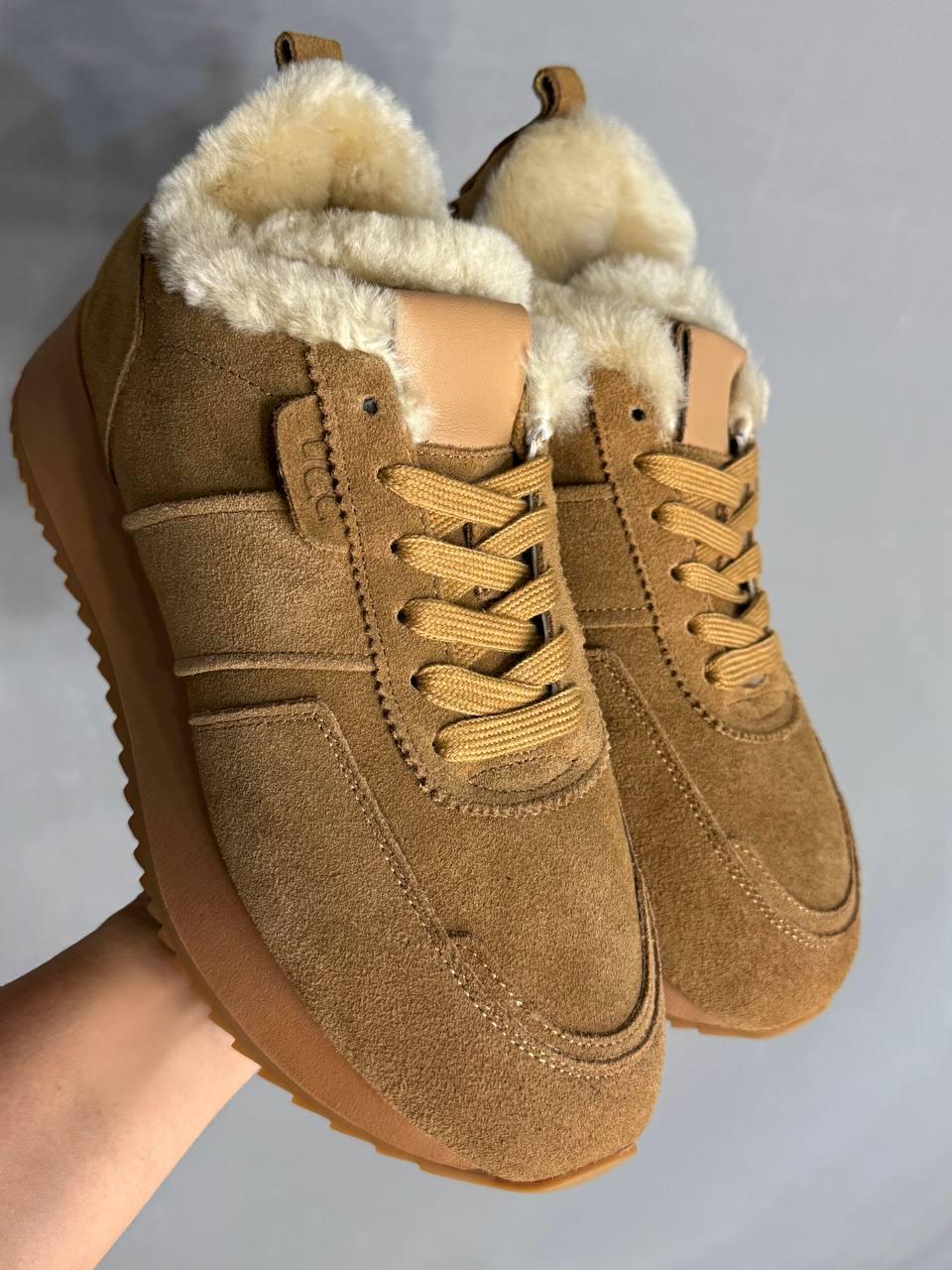 Кроссовки женские Hengji U-2 натуральная замша утепленные мехом р. 39 Коричневый (5290) - фото 2 Кроссовки женские Hengji U-2 натуральная замша утепленные мехом р. 39 Коричневый (5290) - фото 2