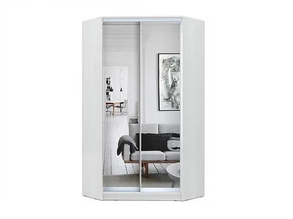 Шкаф-купе угловой Luхe Зеркало/Зеркало 1350х2400х600 мм Аляска (63733)