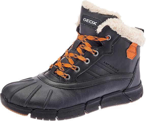 Ботинки зимние Geox Flexyper р. 34 Black/Orange (28838428)