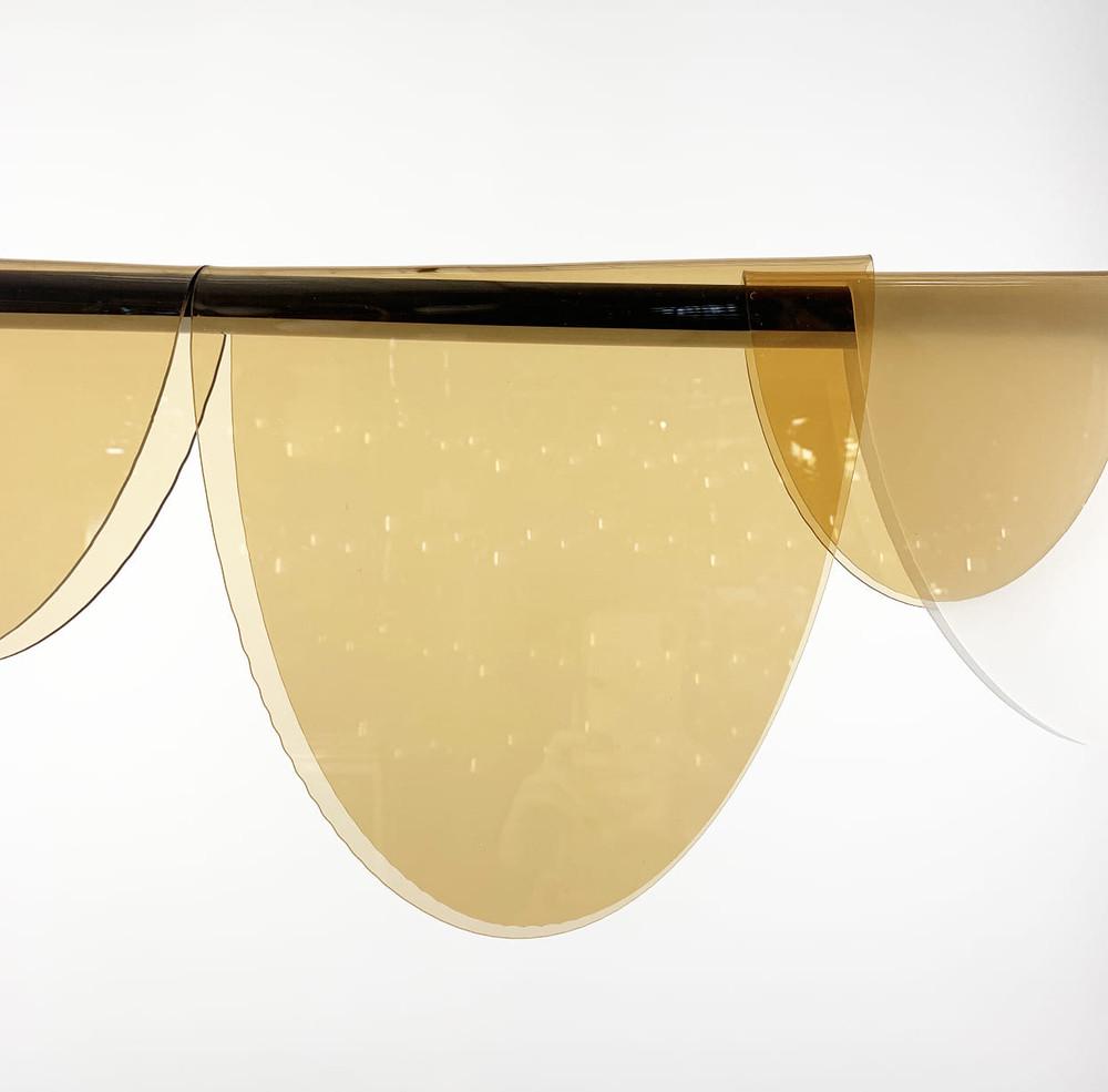 Люстра удлиненная Led с янтарно-матовыми пластинами 100 см (sga 21 am) - фото 4 Люстра удлиненная Led с янтарно-матовыми пластинами 100 см (sga 21 am) - фото 4