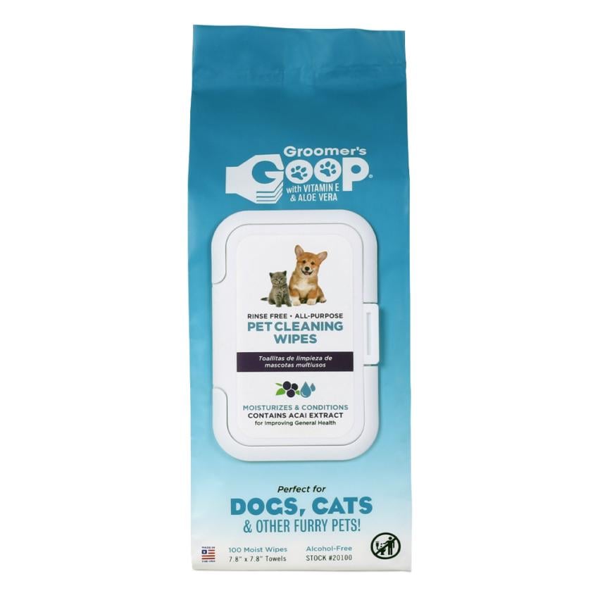 Салфетки для очищения домашних животных GROOMER'S GOOP 100 шт. (33050887)