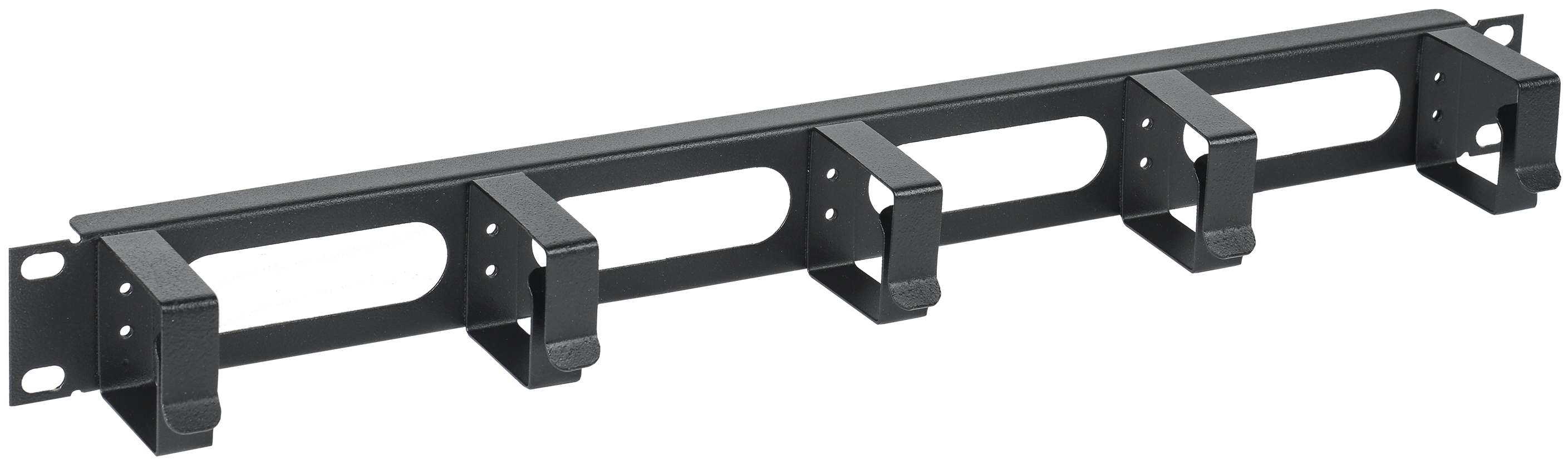 Органайзер кабельный УЭК 19" 1U 5 колец Черный (CO05-1M5RM) Органайзер кабельный УЭК 19" 1U 5 колец Черный (CO05-1M5RM)