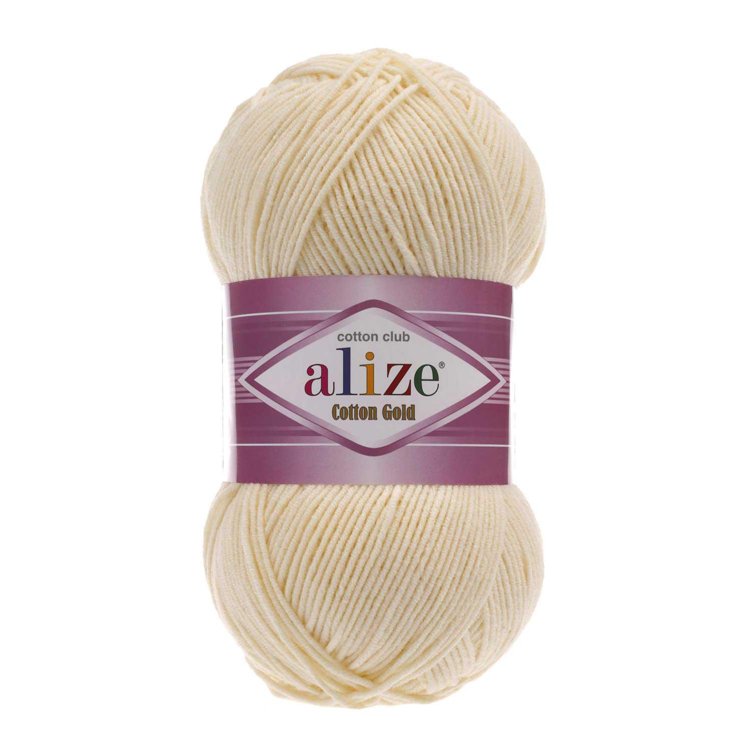 Пряжа Alize Cotton Gold 458 светлая Пудра (6420)
