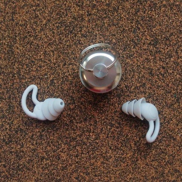 Беруши противошумные Perfect Pro Plugz 3 flange с футляром Серый (A123520) - фото 6 Беруши противошумные Perfect Pro Plugz 3 flange с футляром Серый (A123520) - фото 6