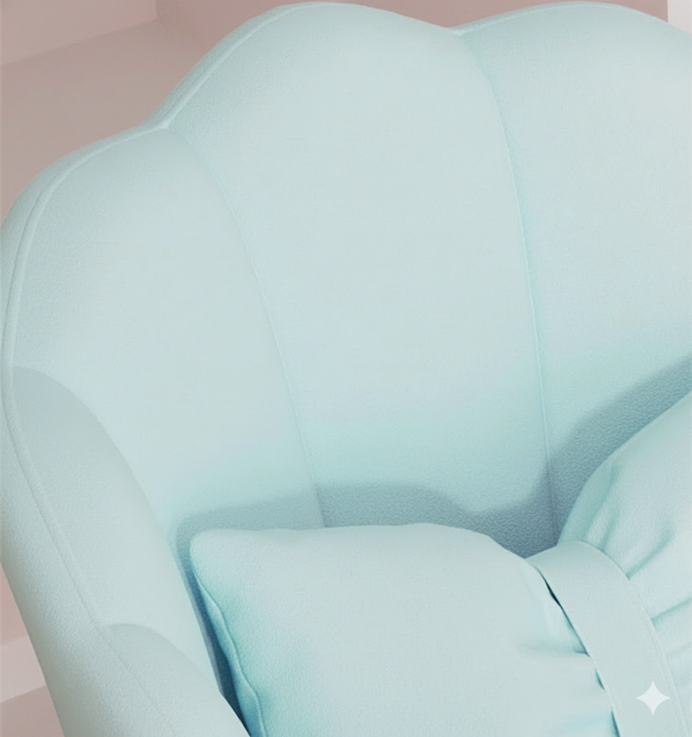 Крісло дитяче обертове JUST SIT BUENO вельвет Синій (30653369) - фото 4 Крісло дитяче обертове JUST SIT BUENO вельвет Синій (30653369) - фото 4