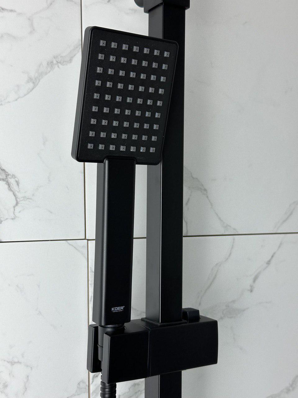 Душова колона із змішувачем Koer KB-56009-05 Чорний (18925790) - фото 5 Душова колона із змішувачем Koer KB-56009-05 Чорний (18925790) - фото 5
