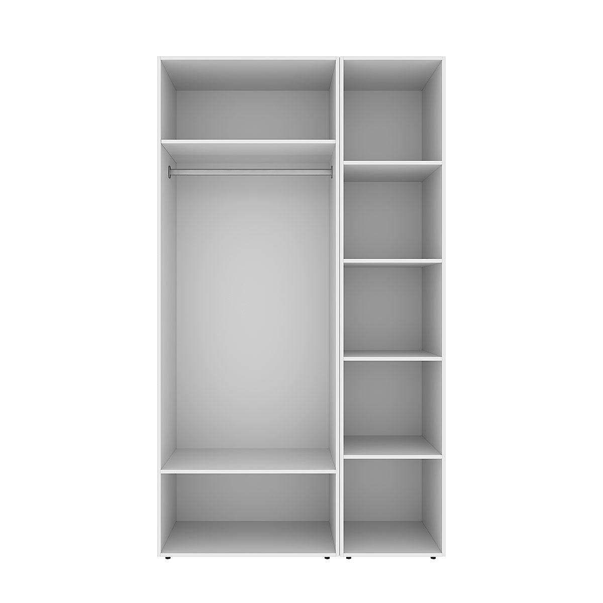 Шкаф распашной комбинированный ART IN HEAD №12 Light 1200x500x2200 мм Белый бриллиант (GALTK0121000000) - фото 2 Шкаф распашной комбинированный ART IN HEAD №12 Light 1200x500x2200 мм Белый бриллиант (GALTK0121000000) - фото 2