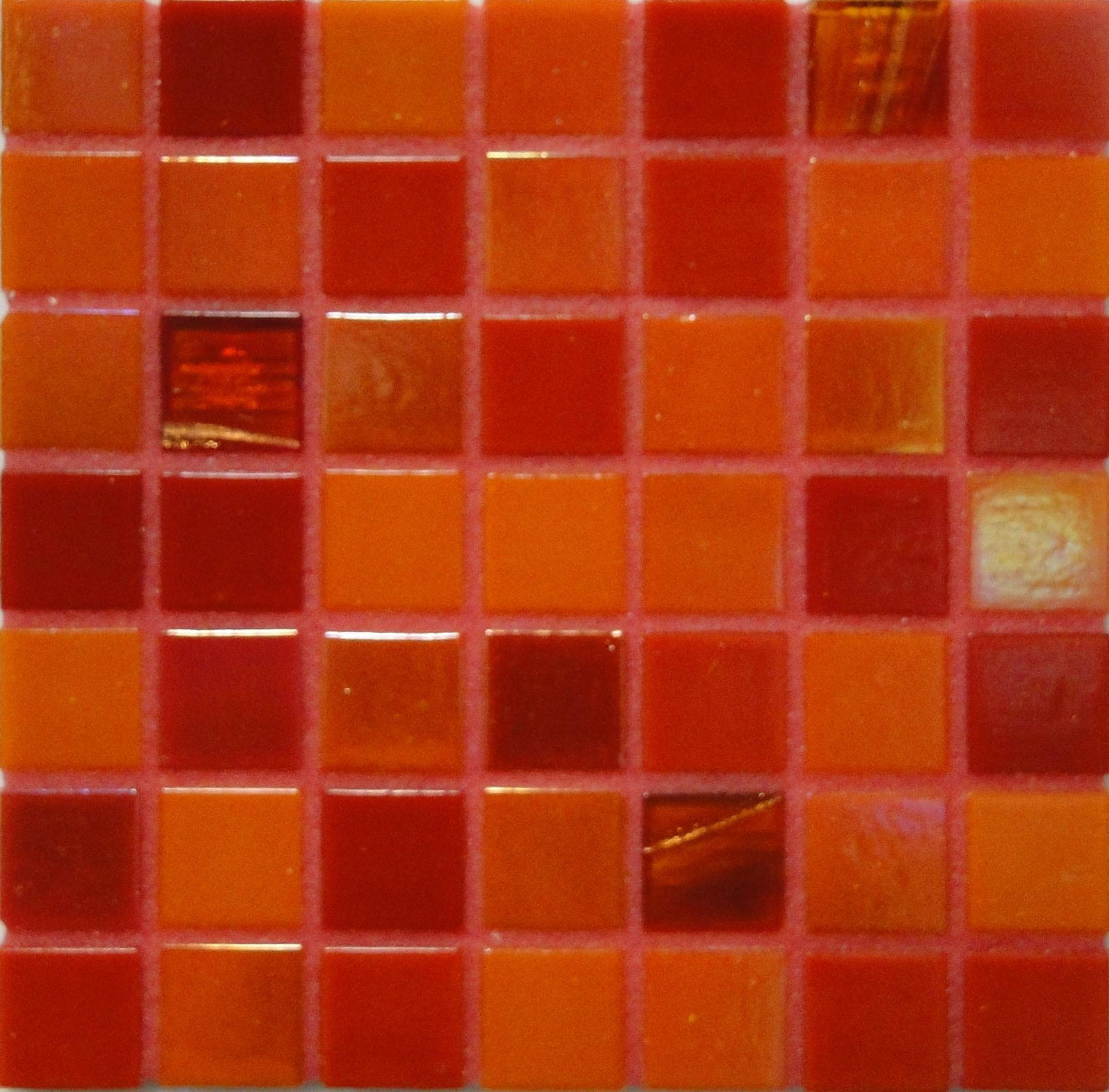 Стеклянная мозаика плитка D-CORE Микс IM-63 327х327 мм