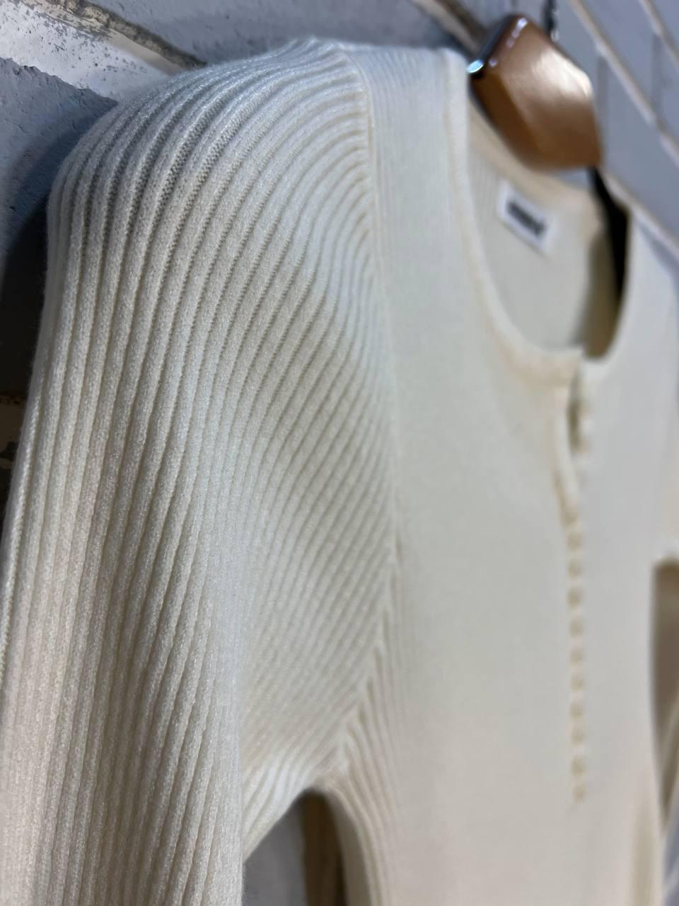 Гольф жіночий ACCORDDREAM 8248 лонгслів гудзики рубчик OS Молочний (1225) - фото 9 Гольф жіночий ACCORDDREAM 8248 лонгслів гудзики рубчик OS Молочний (1225) - фото 9