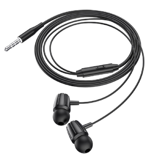 Наушники HOCO Graceful universal earphones with mic M88 black Наушники HOCO Graceful universal earphones with mic M88 black